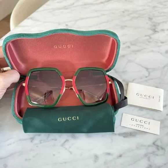 Gucci | Accessories | Gucciwide Frame Sunglasses With Box  display picture 1